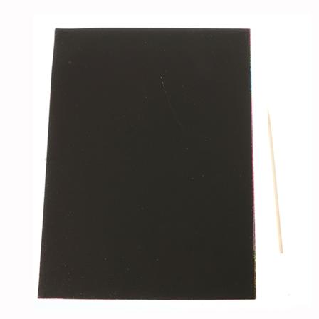 10 arkkia A4 Magic Scratch Art -maalauspaperi ja piirustustikku lasten lelulahja
