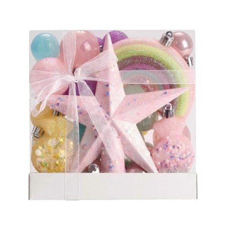 40 Stykker Julekugler Ornamenter til Fødselsdag Jubilæum Valentinsdag