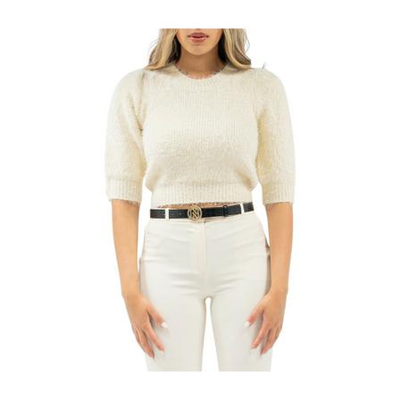 Nikkie Taylor Top , Beige , Dames , Maat: S