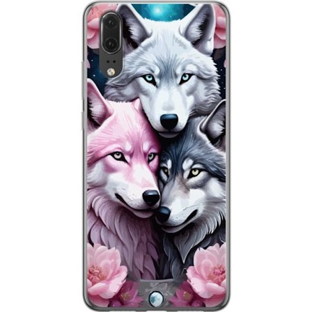Kompatibelt Mobilskal till Huawei Huawei P20 Vargar