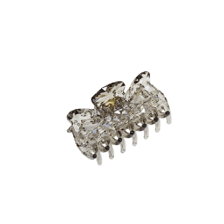 Complement Diamatslipad Hårklämma, 6 Cm Accessoarer & tillbehör Dam Grå