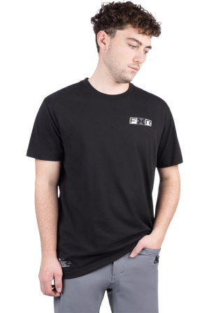 Camiseta FXR Podium Pro Premium Negro/Blanco XL
