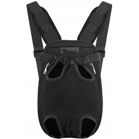 Pet Bag Pet Backpack Pet Chest Bag Black XL