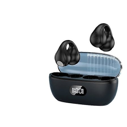 CWireless Bluetooth-hörlurar digital display clip on ear type non in ear long