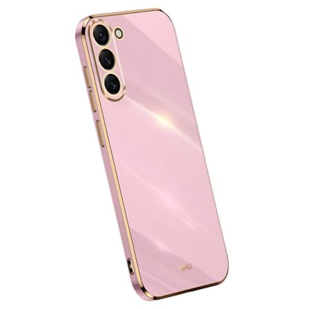 Samsung Galaxy S24 Case with gold edges - Purple