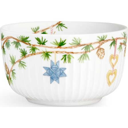 Kähler Hammerhøi Juleskål 2019, 12 cm.' - 'Hvit