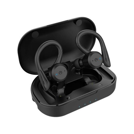 In-Ear Sport Hörlurar Tws True Wireless Bluetooth 5.0 Sport Hörlurar Stereo Ljud Vattentät Ipx7 Svart YEMAESRE