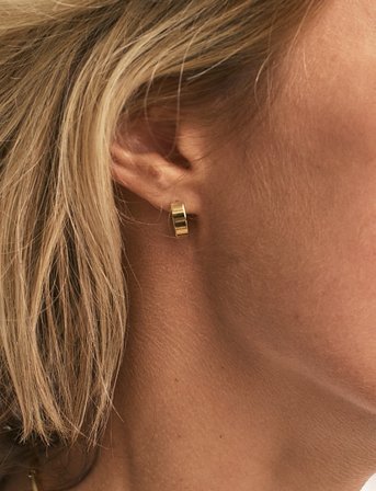Edblad Fave Hoops - Gold - ONE SIZE