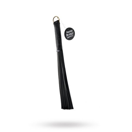 & Submit to Me Black Leather Flogger - Vuxen.se - Sex som i Fifty Shades of Grey - BDSM leksaker i kit, bondage rep, sexiga handklovar