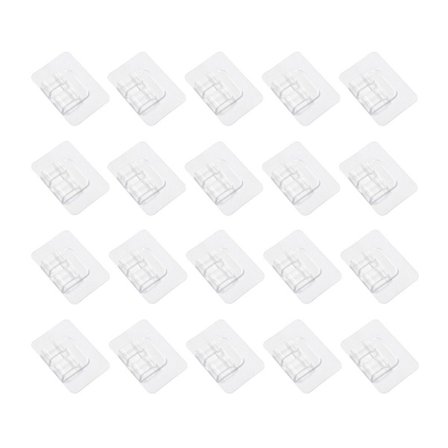 20 STK sømløs selvklæbende krog Sporløse kroge String Lights Clips