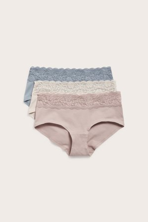 Kappahl | Hipsterit 3-pack | Pinkki