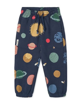 Liewood Arlo Printed Sweatpants - Navy - 110/116