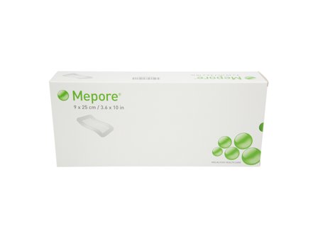 Mepore Selvheftende kompress, Steril, 9 x 25 cm, 30 stk.