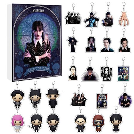 Wednesday Julekalender 2025 Nedtællings Julekalender Blind Box Juletræs Ornament