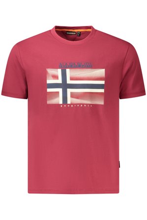 Napapijri T-shirt Maniche Corte Uomo Rosso