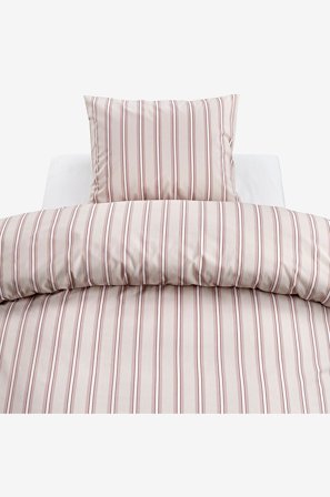 Borganäs of Sweden - Påslakanset Sunnan Rand - Rosa - Påslakanset - 150X210 - Från Homeroom