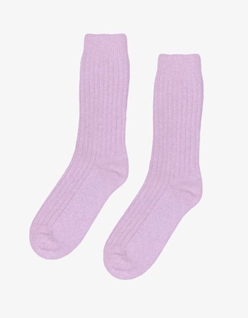 Merino Wool Blend Sock - Soft Lavender - 41-46
