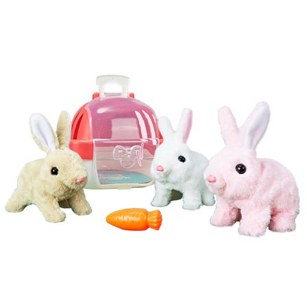 Vandrende Kanin med Gulrot & Transportkasse