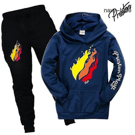 Play Among Us Barn Hoodie Topp Byxa Kostym Bedragare Kläder