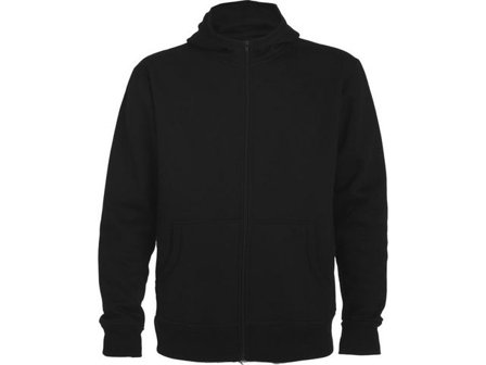 ROLY Hoodie zip Montblanc uni svart 3XL - Lyreco - Arbetskläder - Arbetströjor - Hoodies och luvtröjor