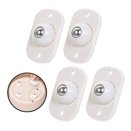 Universelle Selvklæbende Mini Drejelige Hjul Aftagelig Base