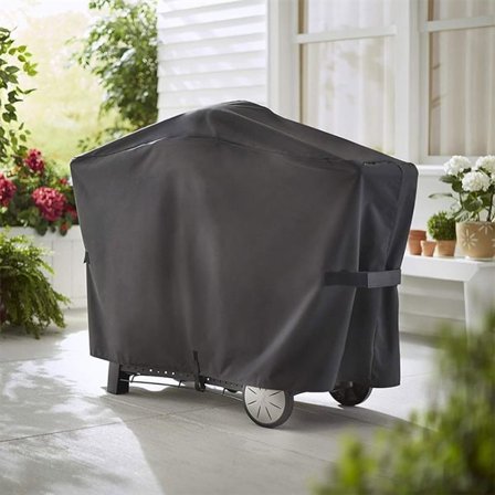 Grillovertræk i oxfordstof - større model til Weber Q3000 og Q2000