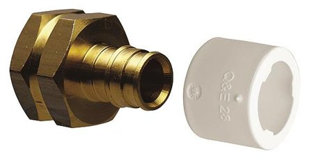 Uponor 1870212 Nippa suora, sisäkierre 15 x 15 mm, Asennus