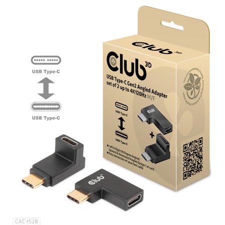 Club 3D Usb Type-C Gen2 Angled