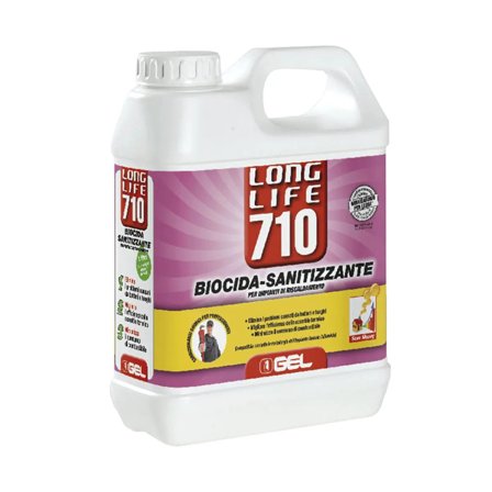 Igienizzante Gel Long Life 710 per impianti termici sottopavimento 1 litro
