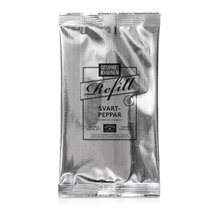 Gourmetkvarnen Refill Svartpeppar 200g