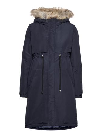 Mljessi 2In1 Long Parka A. Noos Outerwear Parka Coats Navy Mamalicious