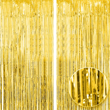 2 stk sølv glitter gardin, folie frynse gardin aluminium folie flyt silke gardin bakgrunn streamer bursdagsfest bryllup ferie