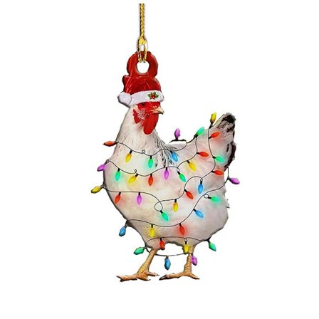 Juletrehengende Light-Up Kylling E E