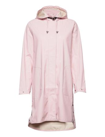 Raincoat Outerwear Rainwear Rain Coats Vaaleanpunainen Ilse Jacobsen