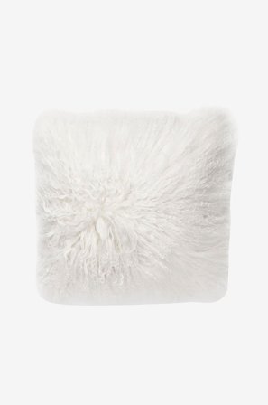 Skinnwille - Pudebetræk fåreskind Shansi - Hvid - Pyntepuder & pudebetræk - Fra Homeroom