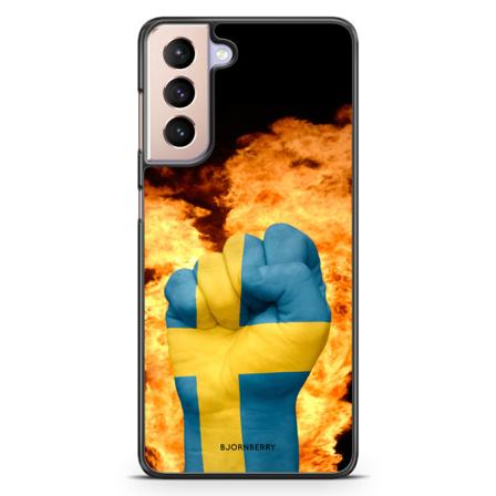 Bjornberry Skal Samsung Galaxy S21 - Sverige Hand