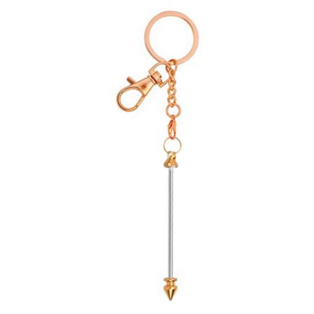 Metal Kuglehoved Nøglering Unikt DIY Perlesæt til Moderne Nøgle Tilbehør Legering Mobiltelefon Tilbehør Vedhæng mat sort