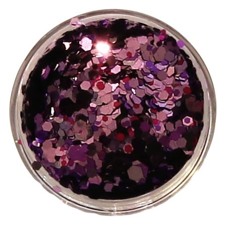 Kynsien glitter - Mix - Purppura kukka - 8ml - Glitter