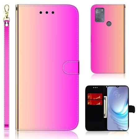 Mirror Motorola Moto G50 Läppäkotelo - Rose