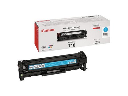 Canon Toner 718 C, 2661B002, cyan, singelförpackning - Lyreco - Toner och bläck - Tonerkassetter - Toner Canon