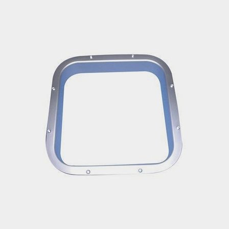 Aro interior / kit de acabamento para escotilha de convés, alumínio, 325 x 185 mm, compatível com Gebo Skylight Standard