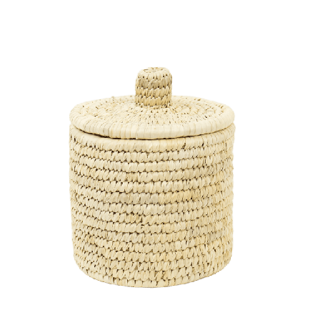 A World of Craft Förvaringskorg PALM UNIT KORG M LOCK Korgar Beige S