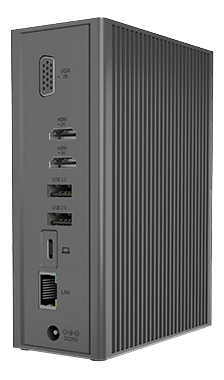 ICY BOX USB Type-C & Type-A DockingStation with triple video output