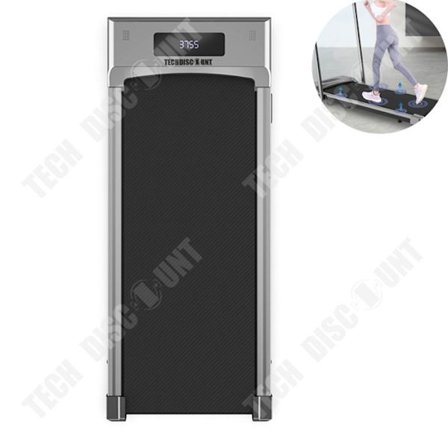 Fällbar elektrisk löpband - TECH DISCOUNT - Modell TD - 6 hastigheter - Bluetooth - 50 cm bred