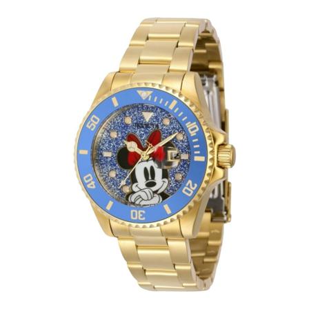 Invicta Watches, Disney - Minnie Mouse 41340 Women's Quartz Watch - 36mm Żółty, Kobieta, Rozmiar: ONE Size