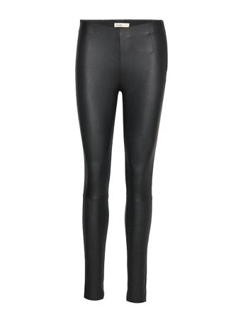 Lr-Gloria Trousers Leather Leggings/Bukser Svart Levete Room