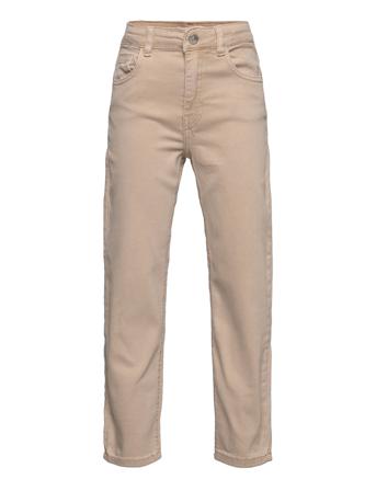 Koncalla Mom Fit Colour Pant Pnt Beige Kids Only
