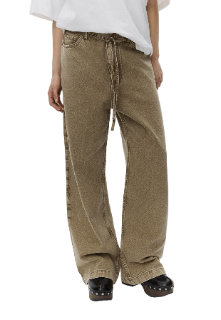 DAY Birger et Mikkelsen Elijah - Sand Washed Denim Jeans Dam Beige 34