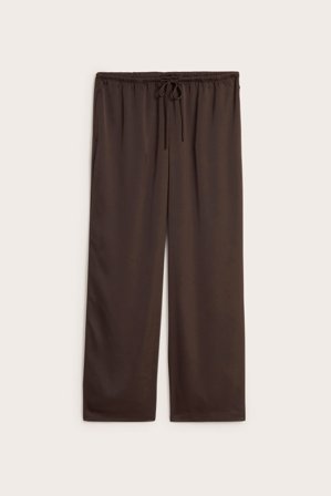 Kappahl | Satengbukse | Mørkebrun