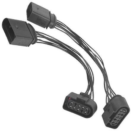 2 stk. 14 til 10 Pin Xenon HID Forlygte Stik Adapter Kabel til 2015 Forlygte Ledningsnet 1J0 973